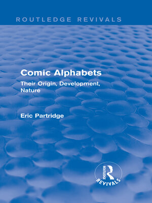 cover image of Comic Alphabets
